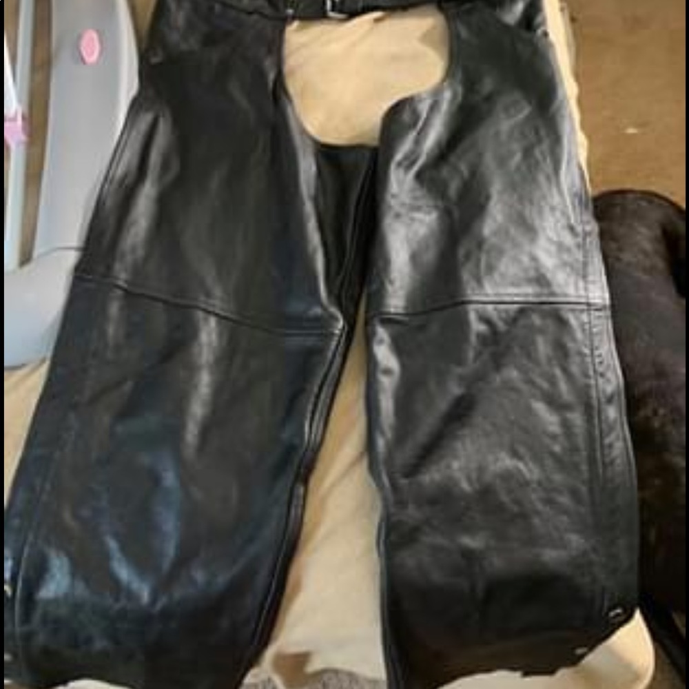 Chaps real leather